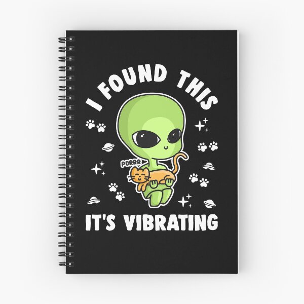 Item preview, I Found This It's Vibrating Cat Alien Pun designed and sold by hadicazvysavaca.