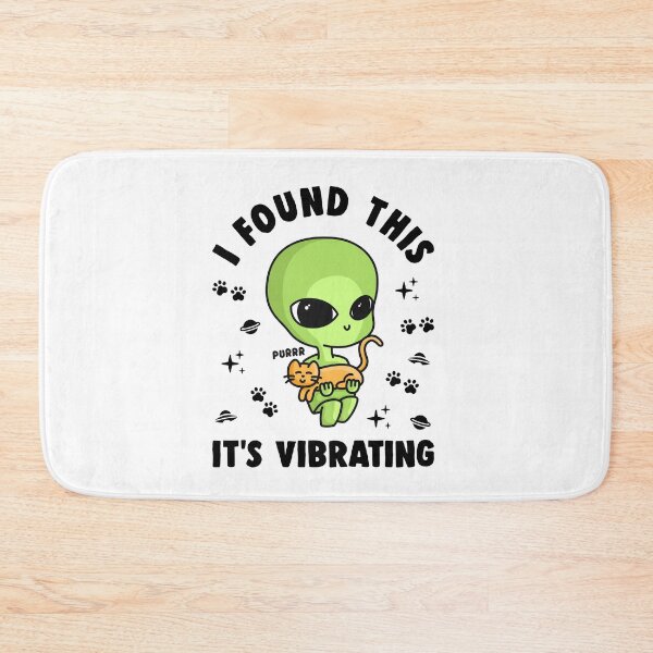 Item preview, I Found This It's Vibrating Cat Alien Pun designed and sold by hadicazvysavaca.