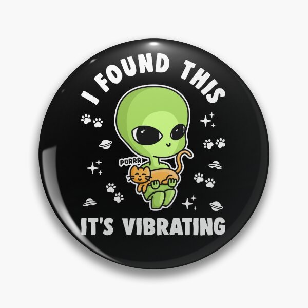 Item preview, I Found This It's Vibrating Cat Alien Pun designed and sold by hadicazvysavaca.