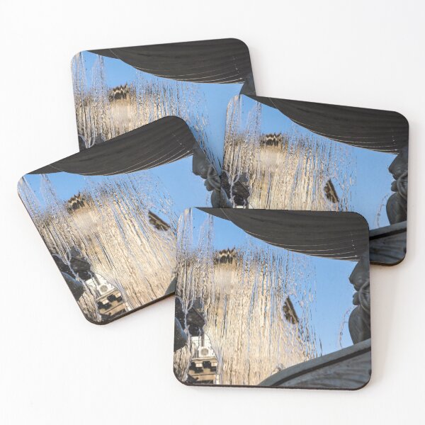 Item preview, Silken Fountain Curtain - Fontana dell Amenano in Catania Sicily designed and sold by Georgia Mizuleva.