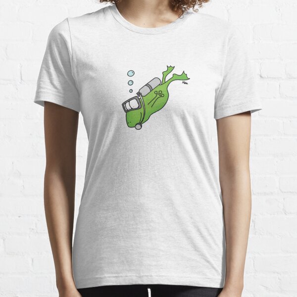  Freddie der Frosch liebt das Tauchen und Schnorcheln Essential T-Shirt