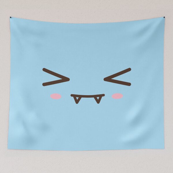 Item preview, #5 Kawaii blue face designed and sold by WelcomeToJapan.