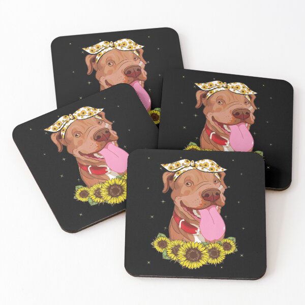 Item preview, Pitbull Dog Mom Sunflower designed and sold by JohnnyBench73.