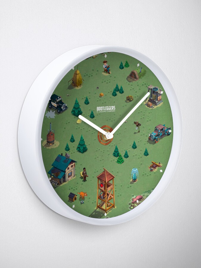 Thumbnail 1 of 4, Clock, Bootleggers Game designed and sold by ingvarcompany.