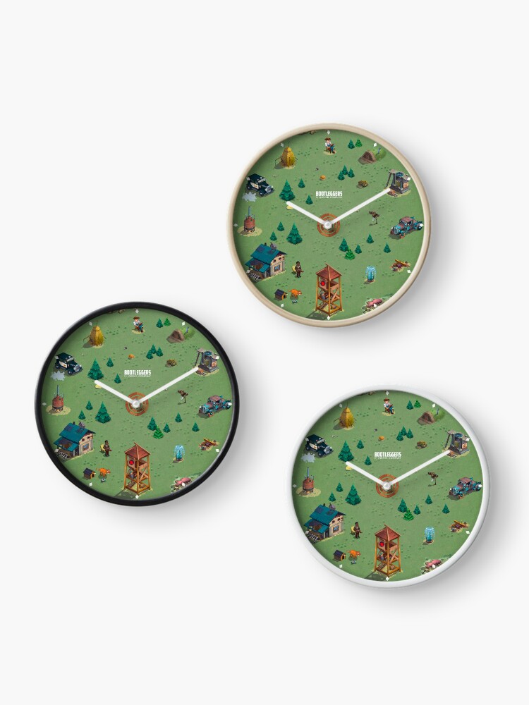 Thumbnail 3 of 4, Clock, Bootleggers Game designed and sold by ingvarcompany.