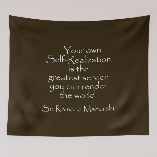 Item preview, Your own Self-Realization is the greatest service you can render the world.  ~ Sri Ramana Maharshi designed and sold by PranKishori.
