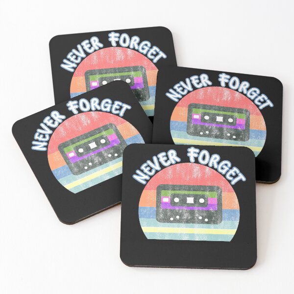 Item preview, Never Forget the Cassette Tape - Vintage Retro Style designed and sold by FunSilly.