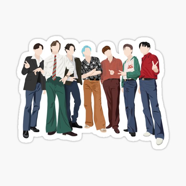bts sticker by mariahays4 redbubble