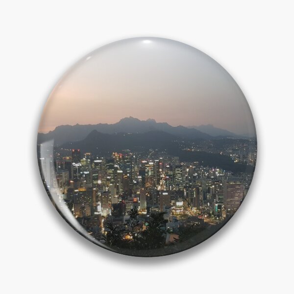 Item preview, Seoul City Skyline designed and sold by JustHatched.