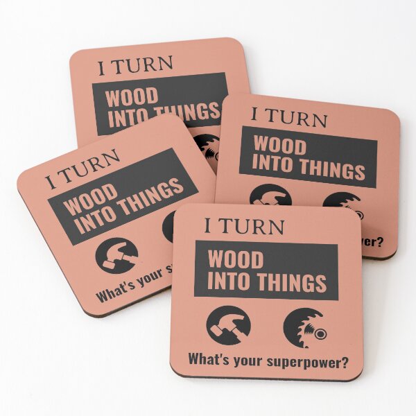 Item preview, Woodworker - I turn wood into things designed and sold by equilibrum08.