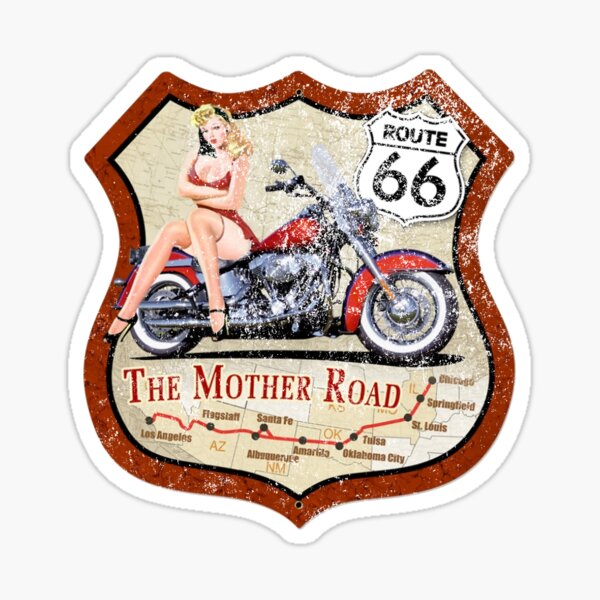 Item preview, Route 66 Retro Sign designed and sold by PSstudio.