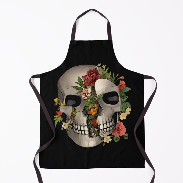 Item preview, DEAD SCARY HALLOWEEN a COOL FLOWERS SKULL SKELETON designed and sold by corner-shop.