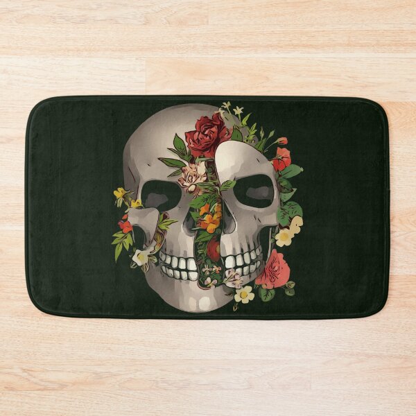 Item preview, DEAD SCARY HALLOWEEN a COOL FLOWERS SKULL SKELETON designed and sold by corner-shop.