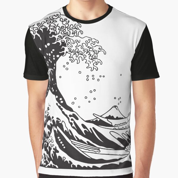 Copie de Vague de Kanagawa 14 T-shirt graphique