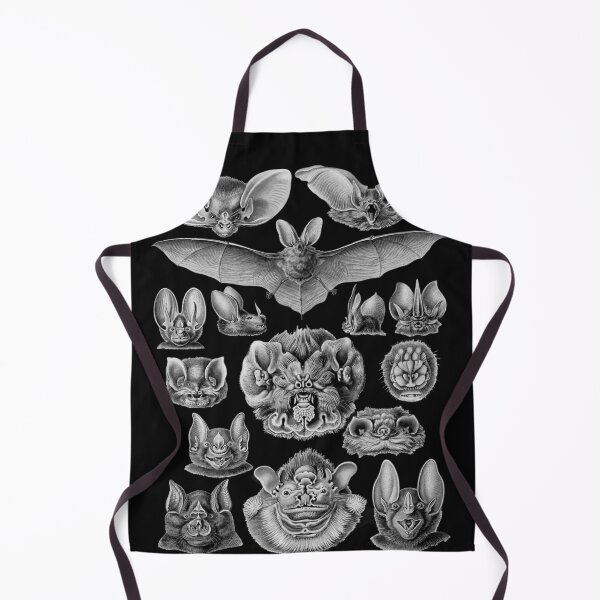Item preview, Bat Heads Bat Faces Cool Bat Haeckel Illustration Vampire Bat Halloween Bat Gift designed and sold by madeulaugh.