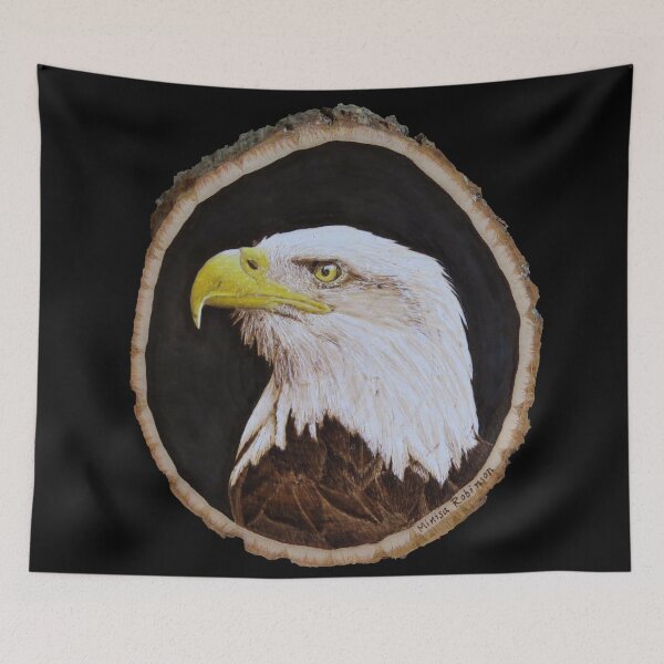 Item preview, Bald Eagle woodburning by Minisa Robinson designed and sold by MinisaRobinson.