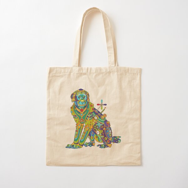 Vervet Monkey Cotton Tote Bag