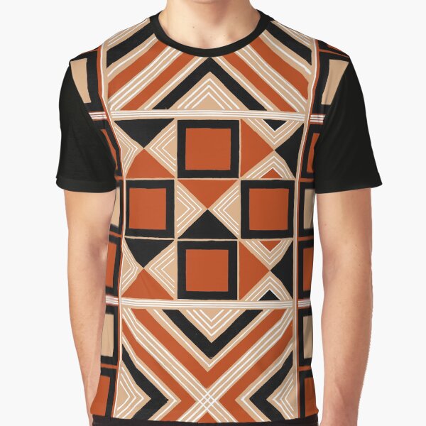 Hallstatt Muster Grafik T-Shirt