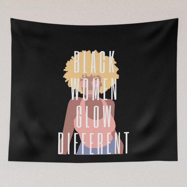Item preview, Black Women Glow Different designed and sold by AmadaLevile.