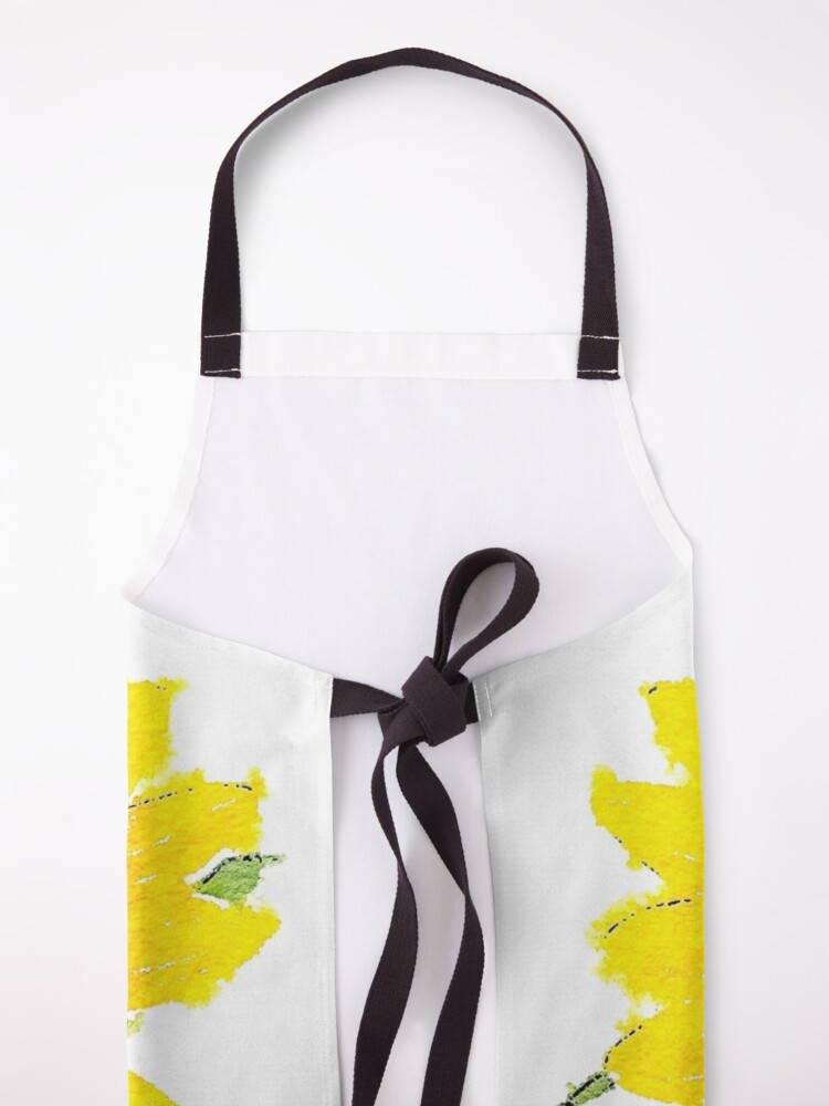 Alternate view of Sunflower in Watercolor Apron