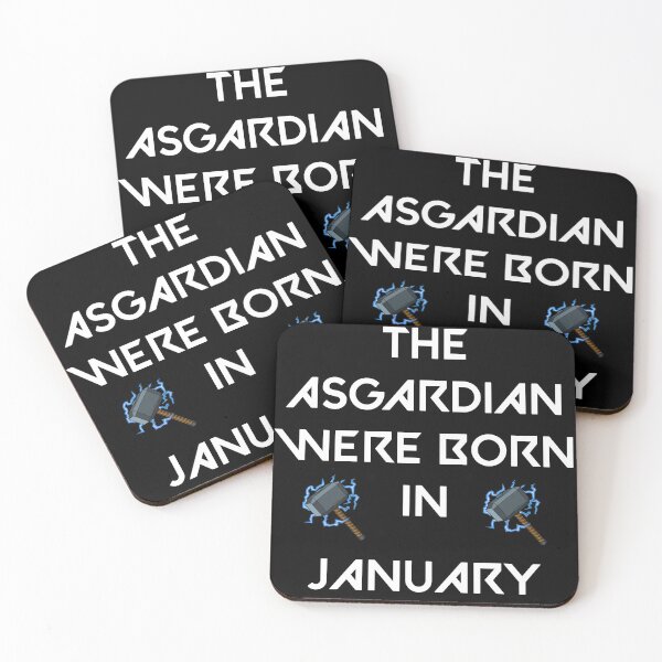 Item preview, THE ASGARDIAN WERE BORN IN JANUARY designed and sold by goseriesfilms.