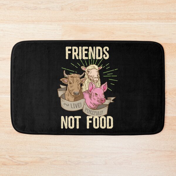 Item preview, Friends not Food Vegan Vegetarian Quote Women   designed and sold by BornDesign.