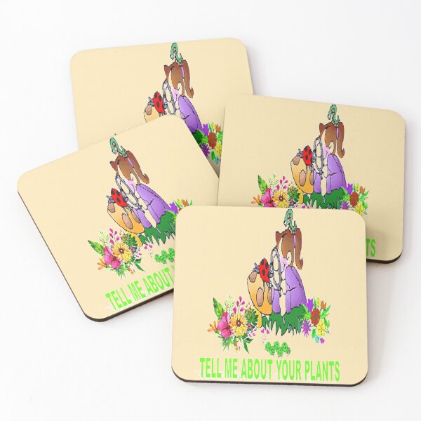 Item preview, Tell me about your plants, bright, colorful design inspired by nature designed and sold by Adri Barnard.