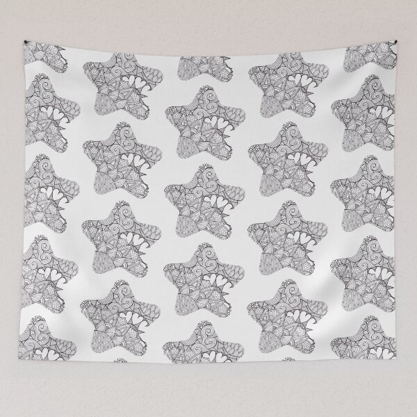 Item preview, Star doodles designed and sold by Bake-my-Design.