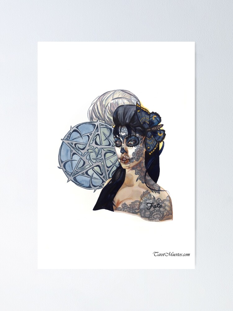 Thumbnail 1 of 3, Poster, The Star - La Estrella designed and sold by tarotmuertos.