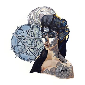 Artwork thumbnail, The Star - La Estrella by tarotmuertos