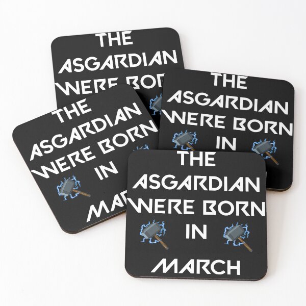 Item preview, THE ASGARDIAN WERE BORN IN MARCH designed and sold by goseriesfilms.