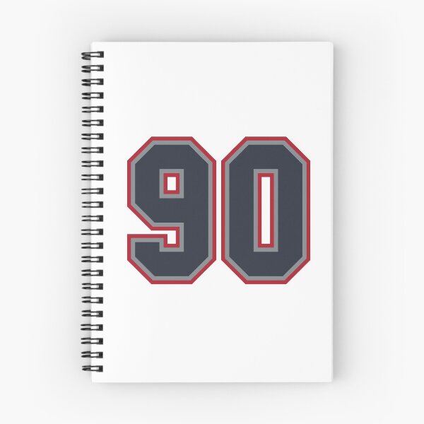 Item preview, 90 Navy Grey Red Sports Number Ninety-One designed and sold by HelloFromAja.