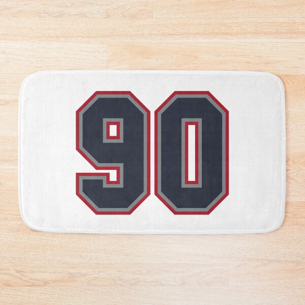 Item preview, 90 Navy Grey Red Sports Number Ninety-One designed and sold by HelloFromAja.