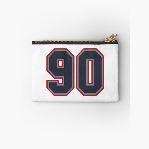 Item preview, 90 Navy Grey Red Sports Number Ninety-One designed and sold by HelloFromAja.