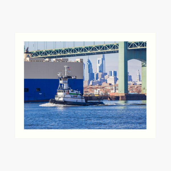 Philadelphia Working Waterfront Art Print