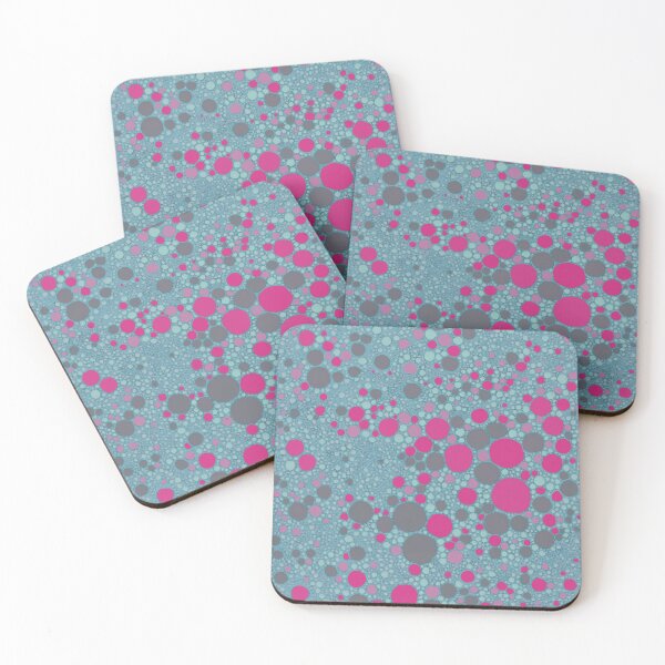 Item preview, Ishihara dots (fuchsia, blue-gray) designed and sold by Atelier Eyeling.