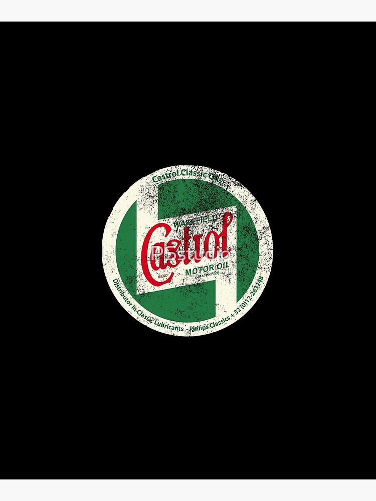 Castrol Classic Vintage Sign by PSstudio