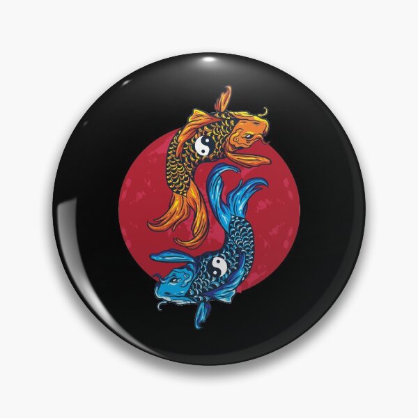 Artikelvorschau, Koi Karpfen Kunst Ying & Yang Fischliebhaber entworfen und verkauft von BornDesign.