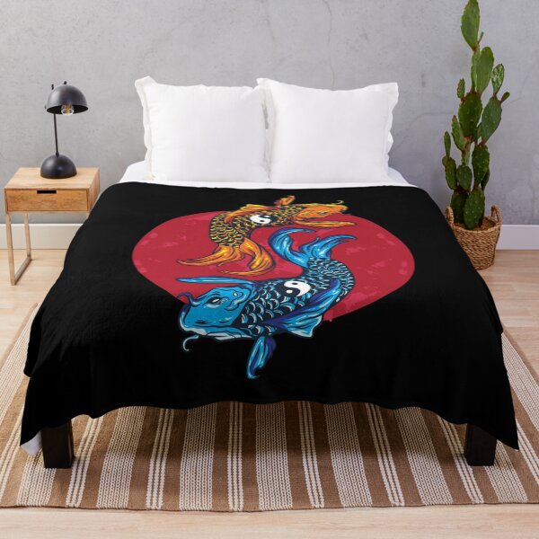 Artikelvorschau, Koi Karpfen Kunst Ying & Yang Fischliebhaber entworfen und verkauft von BornDesign.