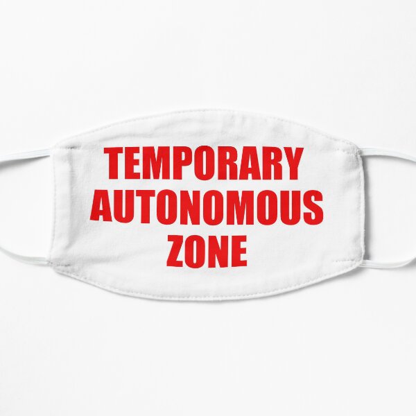 Temporary Autonomous Zone TAZ T.A.Z. Flat Mask