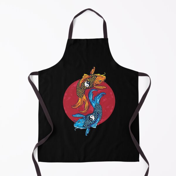Artikelvorschau, Koi Karpfen Kunst Ying & Yang Fischliebhaber entworfen und verkauft von BornDesign.