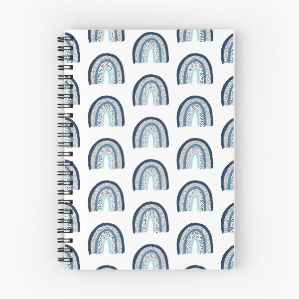 Item preview, Blue Textured Rainbow designed and sold by Elise Barker.