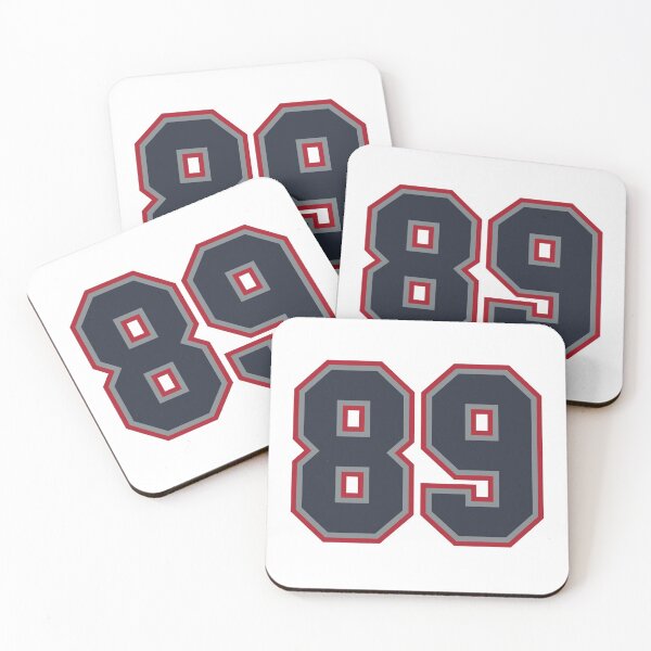 Item preview, 89 Navy Grey Red Sports Number Eighty-Nine designed and sold by HelloFromAja.