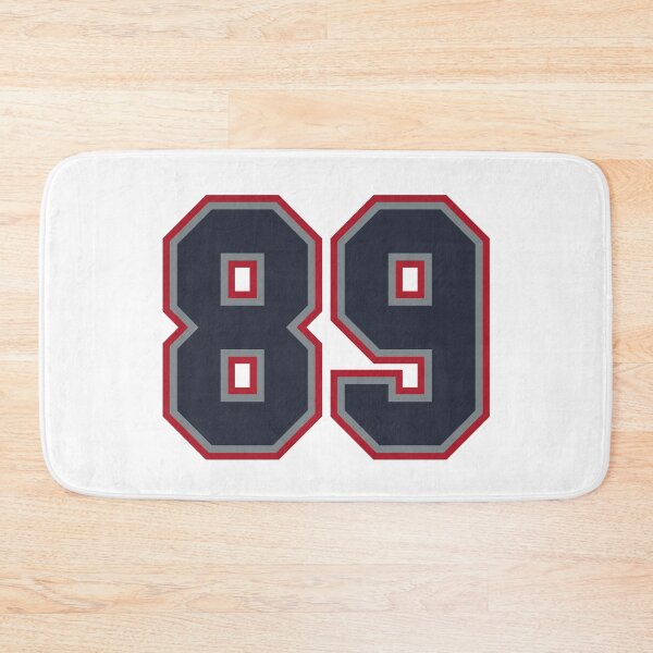 Item preview, 89 Navy Grey Red Sports Number Eighty-Nine designed and sold by HelloFromAja.