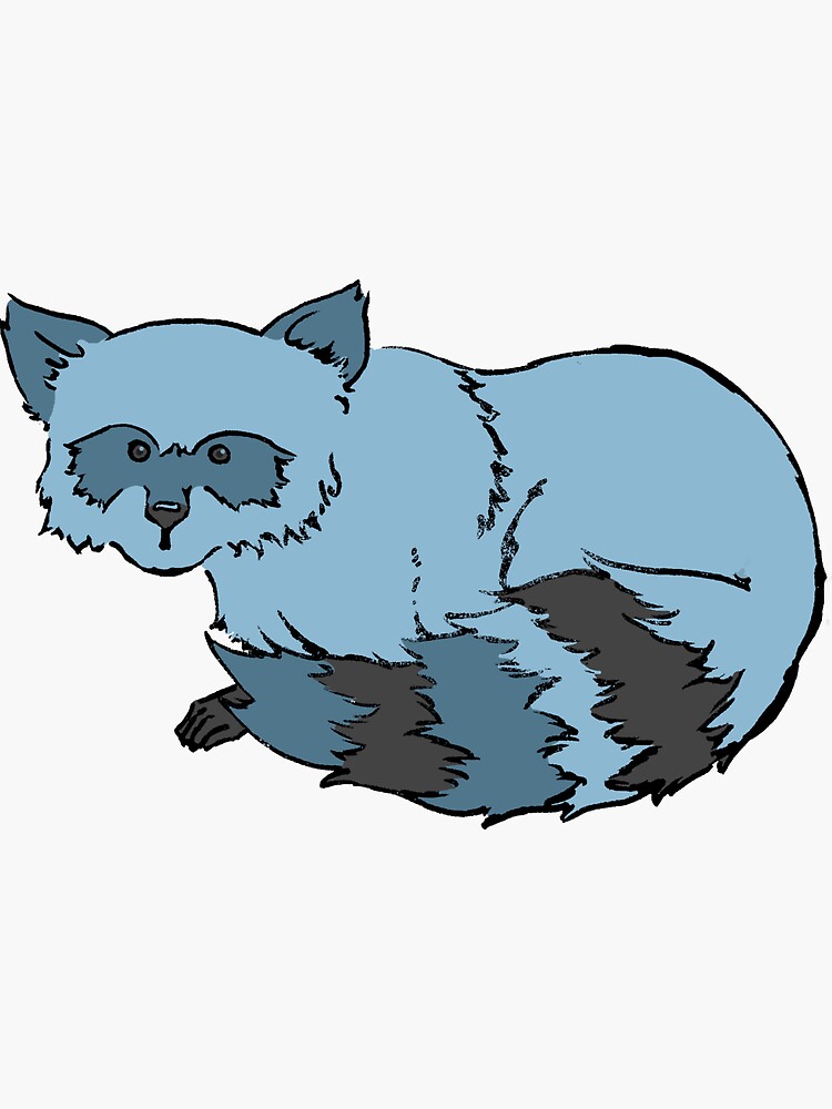 Thumbnail 3 of 3, Sticker, Trash Panda designed and sold by FlynnTheGr8.