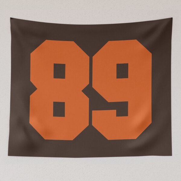 Item preview, 89 Number Cleveland Sports Eighty-Nine  Brown Jersey designed and sold by HelloFromAja.