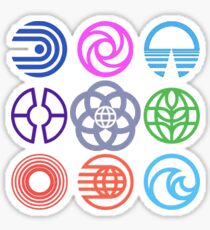EPCOT-Pavillons Sticker