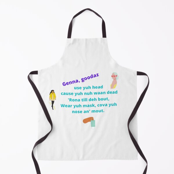 Item preview, Genna, goodaz Corona warning (aqua/purple) designed and sold by kindryb.