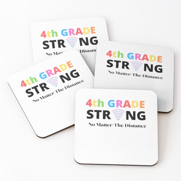 Item preview, 4TH GRADER STRONG NO MATTER THE DISTANCE  designed and sold by Isheilstylish.