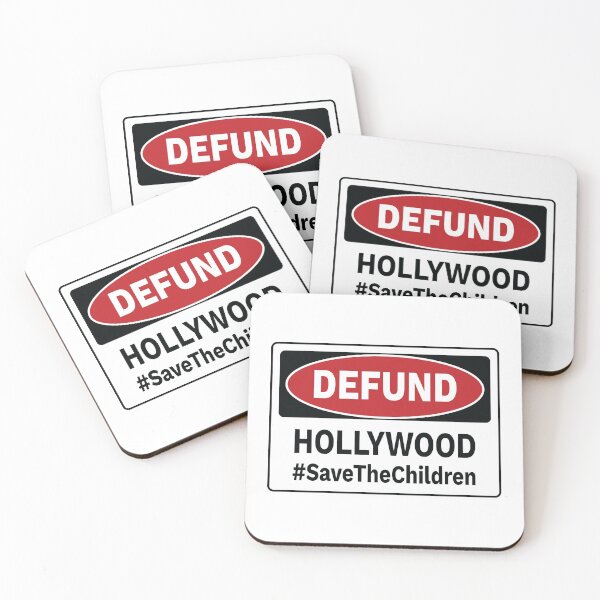 Item preview, Defund - Hollywood #SavetheChildren designed and sold by TrutherIndex.